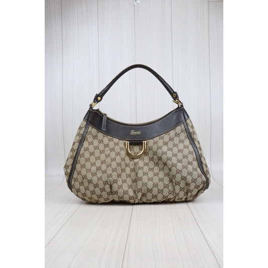 Rank A | GUCCI GG Canvas Shoulder Bag |J24022710