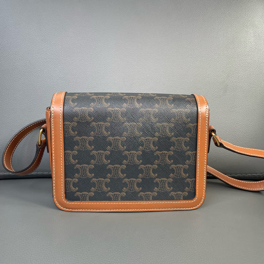 Very Good ( Rank A) | CELINE Triomphe Teen Shoulder Bag