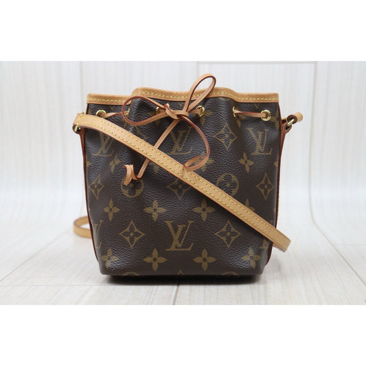 Very Good ( Rank A)| LV Monogram Nano Noe Shoulder Bag |S24102201