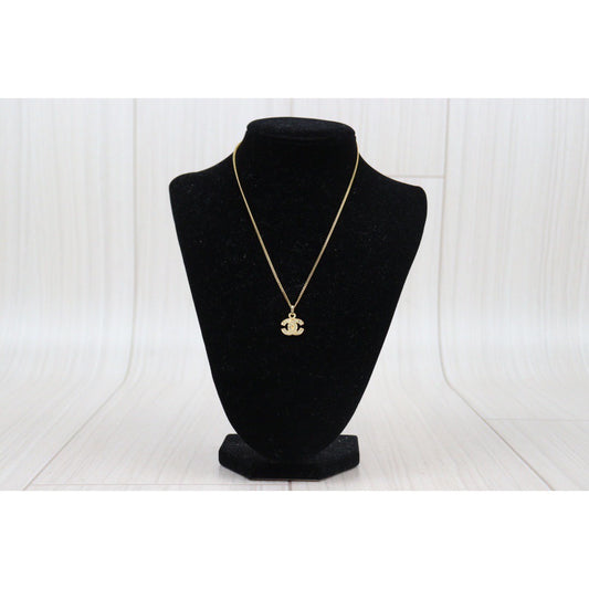 Rank A |CHANEL COCO Mark Diamond Necklace |24030132