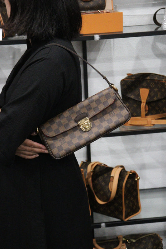 Rank A|LV Damier Ravello PM Shoulder Bag| 23101406