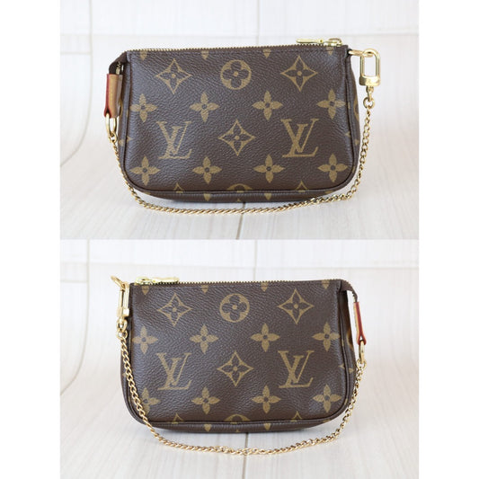 Include Entrupy Certificate of Authenticity|Very Good ( Rank A) | Full Set LV Monogram Mini Pochette Accessoire|X26030606