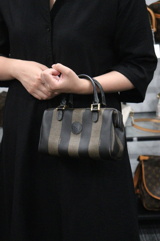 Rank A| FENDI Mini Boston Bag |V23080609