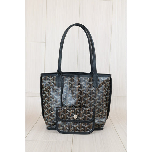 Very Good ( Rank A) | Goyard Anyone Mini Tote Bag Black|B24121307