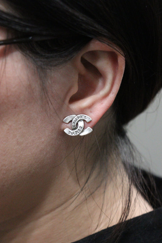 Rank A |CHANEL Coco Mark Piercing Made In 1999 Year |V23102826