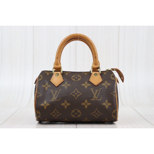 Rank AB | LV Monogram Mini Speedy Handbag |24030734