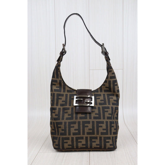 Rank A| FENDI Zucca Mamma Shoulder Bag |23113001