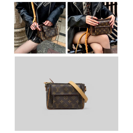 Good ( Rank AB)|LV Monogram Viva cite PM Shoulder Bag|S25032622