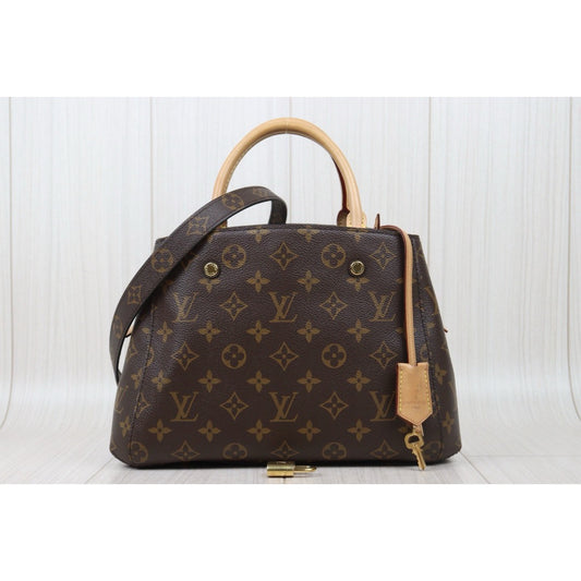 Good ( Rank AB)|LV Monogram Montaigne BB Hand Bag Shoulder Bag|S24101803