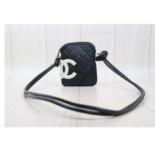 Rank A | CHANEL Cambon Line Mini Shoulder Bag Made In 2003-2004Year |24041120