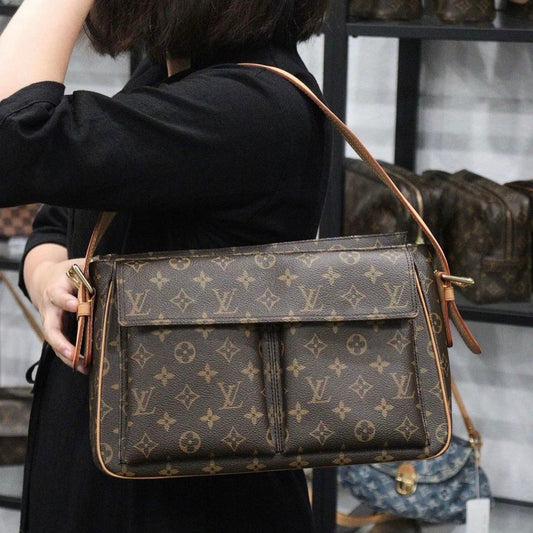 Rank AB |LV Monogram Viva Cite GM Shoulder Bag|24011210