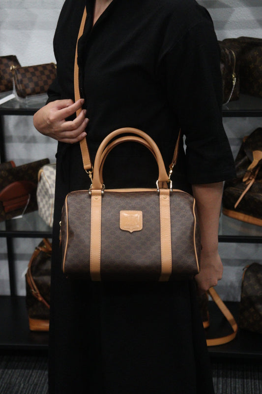 Rank A | CELINE Macadam Poston 25 Bag |23081401