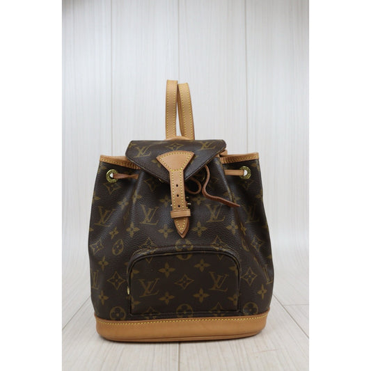 Very Good ( Rank A)| LV Monogram Montsouris PM Backpack |25100608