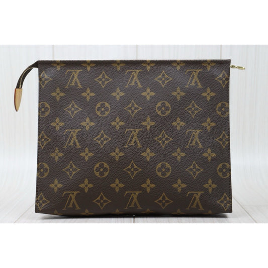 Very Good ( Rank A)| LV Monogram Pochette Toilette 26 |24121707
