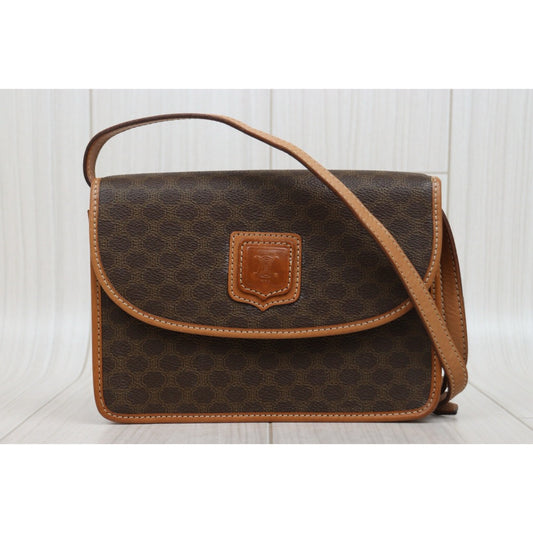 Good ( Rank AB)| CELINE Macadam Shoulder Bag |25120616