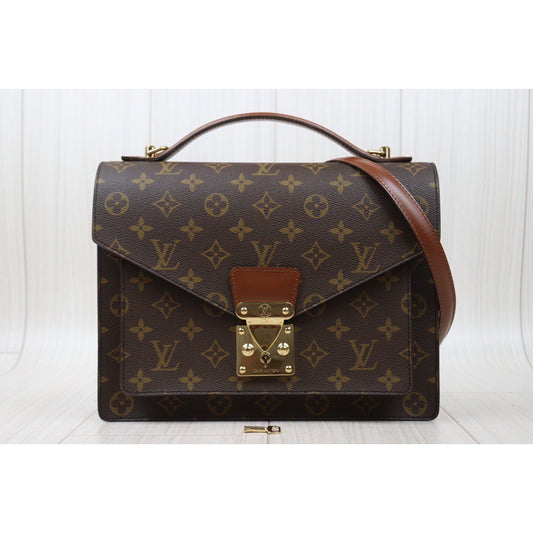 Rank A| LV Monogram Monceau28 Shoulder Bag |24061003