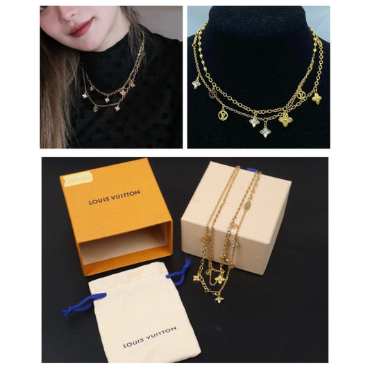 Very Good ( Rank A) | LV Collier Blooming Citrus Necklace |25020612