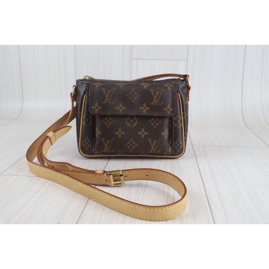 Rank AB | LV Monogram Viva cite PM Shoulder Bag |23090402