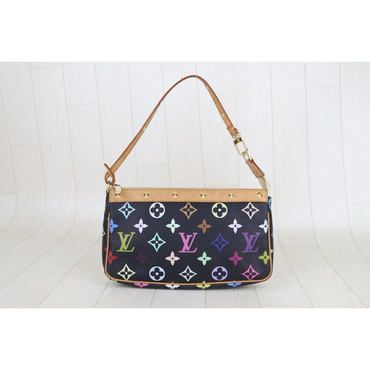 Good ( Rank AB)| LV Monogram Multicolor Pochette Accessoires|S25100904