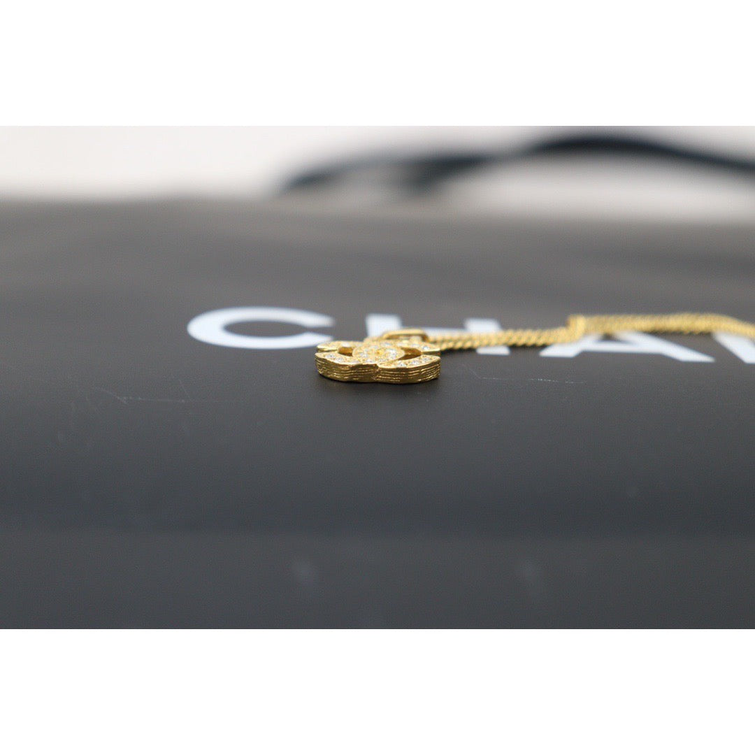 Rank A |CHANEL COCO Mark Diamond Necklace |24050925