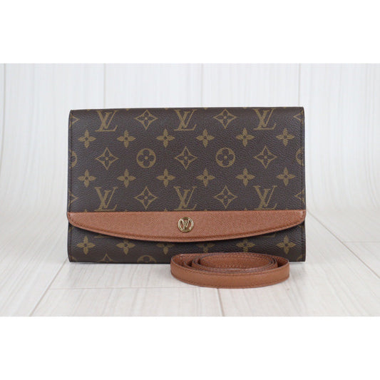 Rank A | LV Monogram Bordeaux MM Shoulder Bag |23091517
