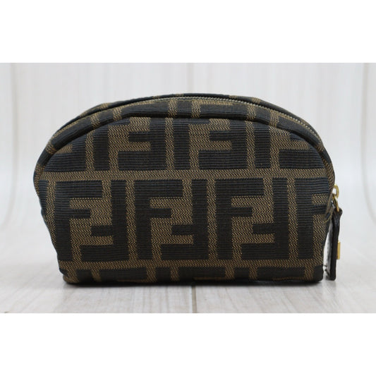 Good ( Rank AB)| FENDI Zucca Mamma Cosmetic Pouch |25090107