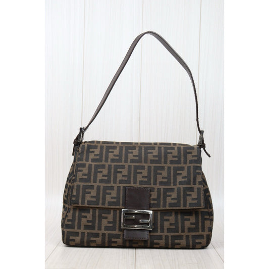 Very Good ( Rank A) | FENDI Zucca Mamma Baguette Shoulder Bag |W24120906