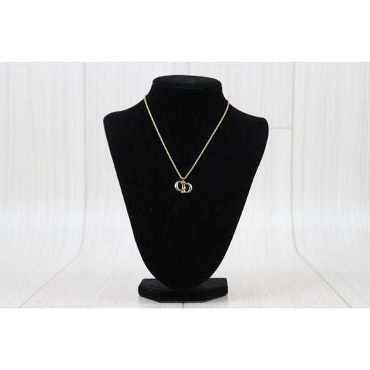 Rank A ｜ Dior Earring Necklace Set Gold｜24042305