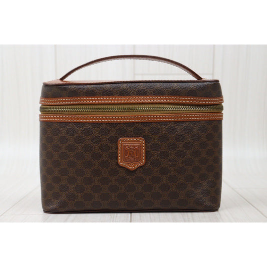 Rank AB | CELINE Macadam Vanity Handbag |24051102