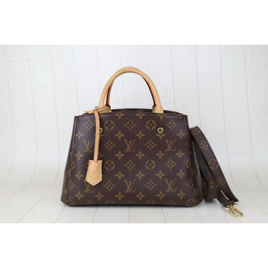 Very Good ( Rank A) |LV Monogram Montaigne BB Hand Bag Shoulder Bag|S25031002