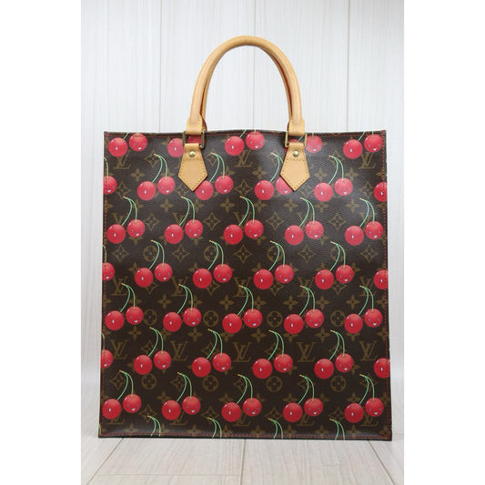 Very Good ( Rank A) | LV Takashi Murakam Cherry Monogram Sac Pra Tote Bag HandBag|P25080602