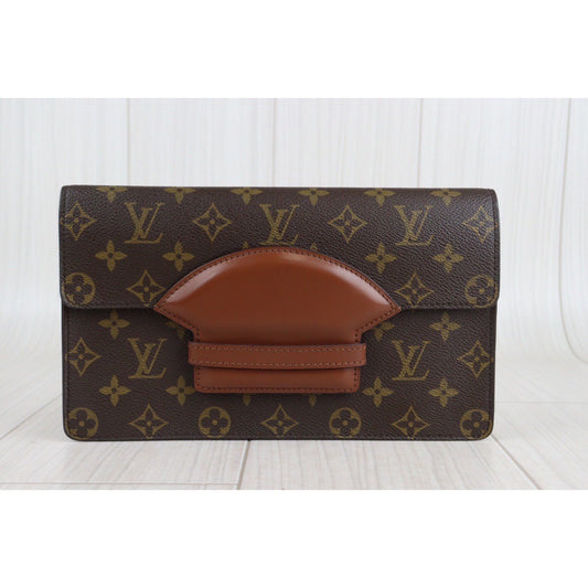 Rank AB | LV Monogram Vintage Clutch Bag|23072804