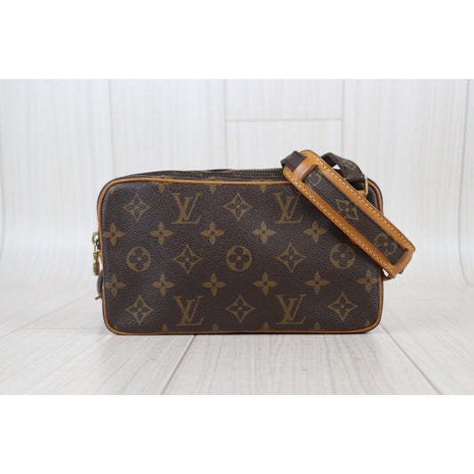 Rank AB|LV Monogram Pochette Marley Bandolier Shoulder Bag|23091209