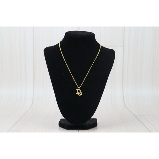 Very Good ( Rank A) | Dior Rhinestone Necklace |24092601