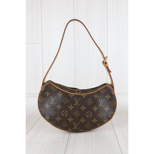 Third installment 3/3| Good ( Rank AB)|LV Monogram Pochette Croissant PM Shoulder Bag|S26011604