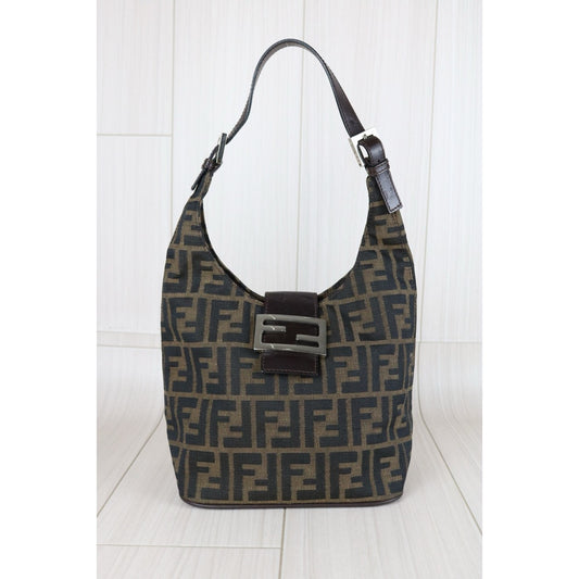 Good ( Rank AB)| FENDI Zucca Potato Case Shoulder Bag |S25111305