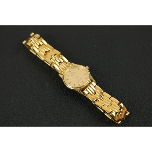 Good ( Rank AB)| OMEGA De Ville 18k Gold Plated Quartz Watch |X24121807