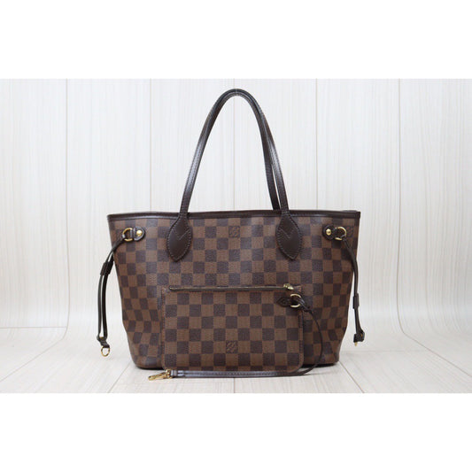 Good ( Rank AB)| LV Damier Neverfull PM With Pouch|24070415