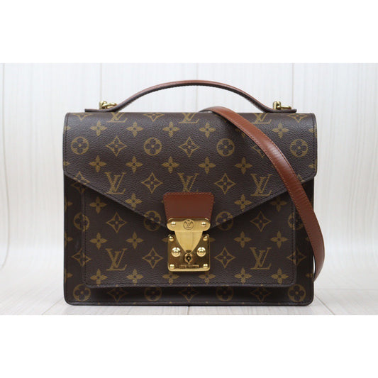 Rank A| LV Monogram Monceau28 Shoulder Bag |24061108