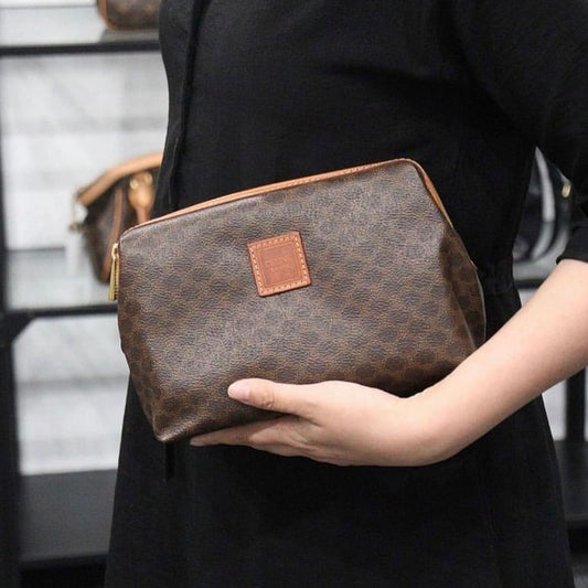 Rank A | CELINE Macadam Pouch |23122408