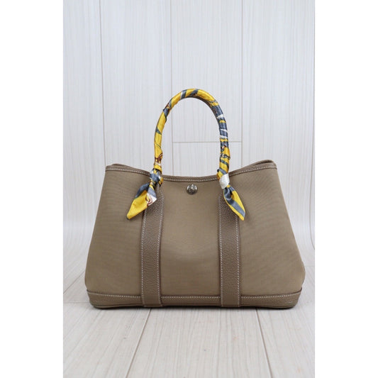 Rank AB | HERMES Garden Party TPM Handbag |23111701