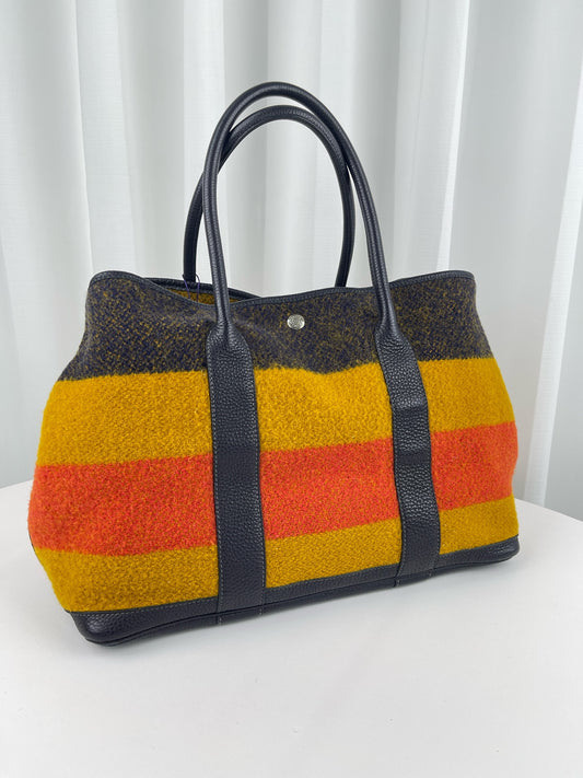 HERMES Garden Party PM Handbag □J Stamp Made In 2006Year|V25112101