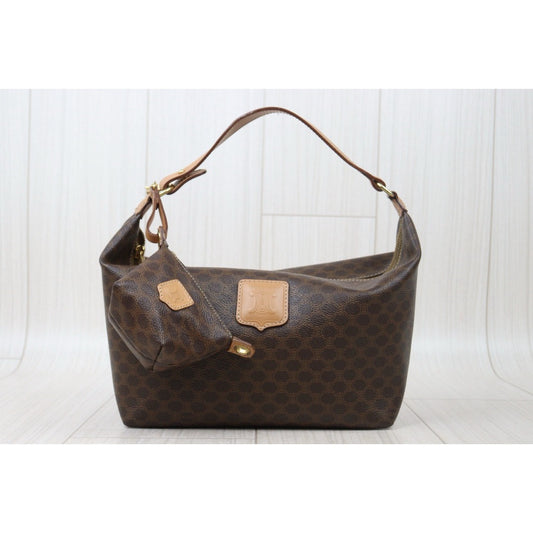 Very Good ( Rank A) |CELINE Macadam Handbag With Pouch|24101713