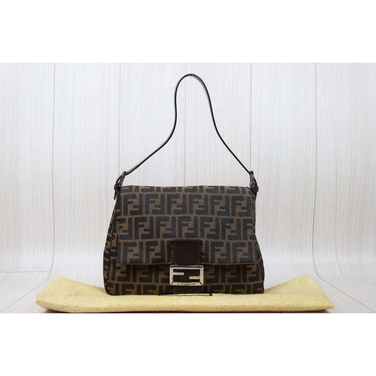 Very Good ( Rank A) | FENDI Zucca Mamma Baguette Shoulder Bag |24112113