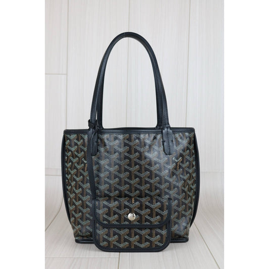 Very Good ( Rank A) | Goyard Anyone Mini Tote Bag Black|S24122407