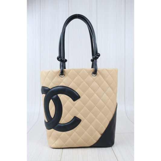 Rank A | CHANEL Cambon Line ToteBag Made In 2004-2005 Year|24061123