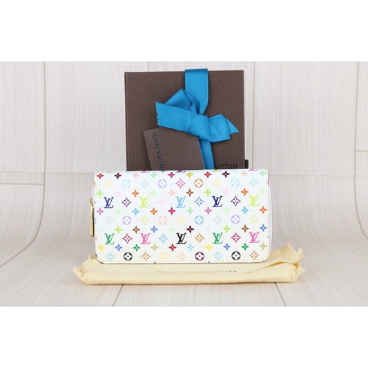 Excellent(Rank SA)| LV Multi Monogram Long Wallet White|X24121821