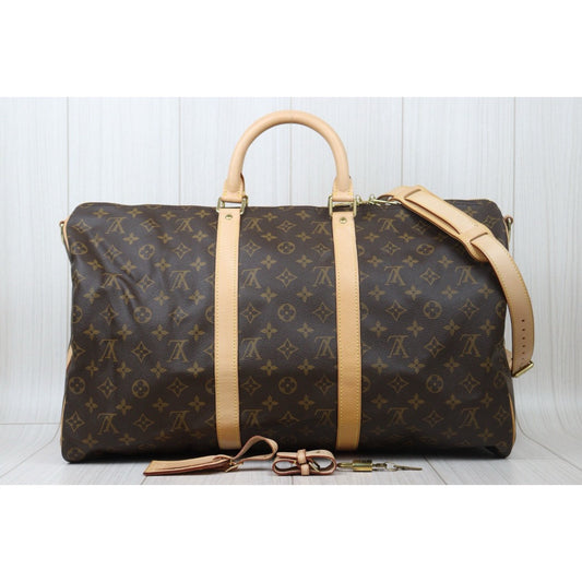 Very Good ( Rank A)| LV Monogram Keypol Bandrière 50 With Shoulderstrap|24111220