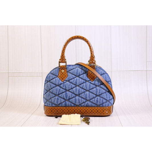 Rank SA | LV Denim Alma BB Handbag With Shoulder Bag |S24040404