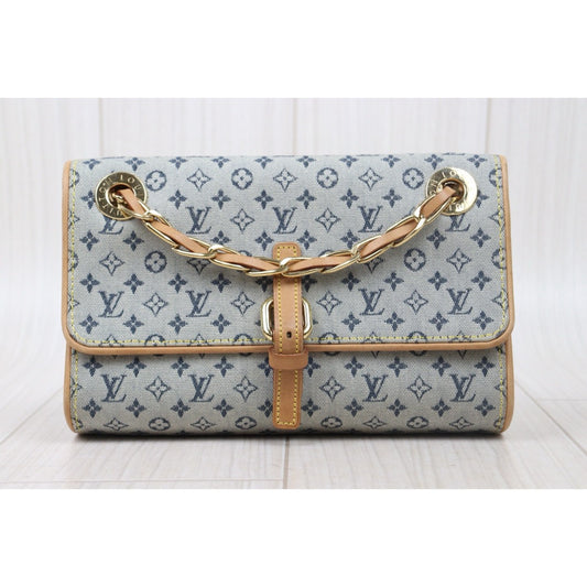 Good ( Rank AB)| LV Monogram Denim Shoulder Bag |24110734
